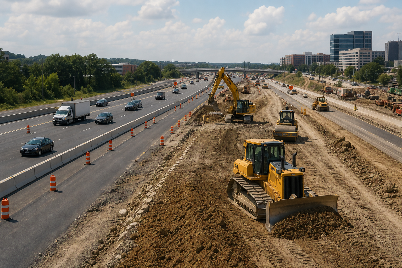 How to navigate roadway construction phases