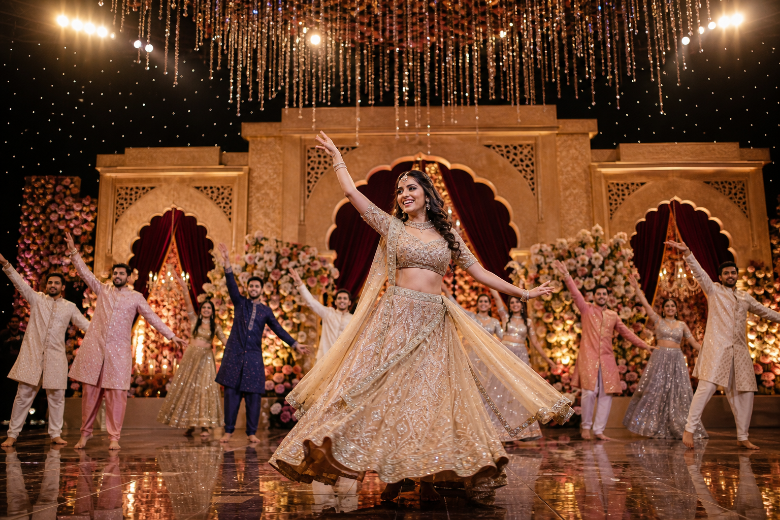 What questions should you ask about sangeet night choreography?