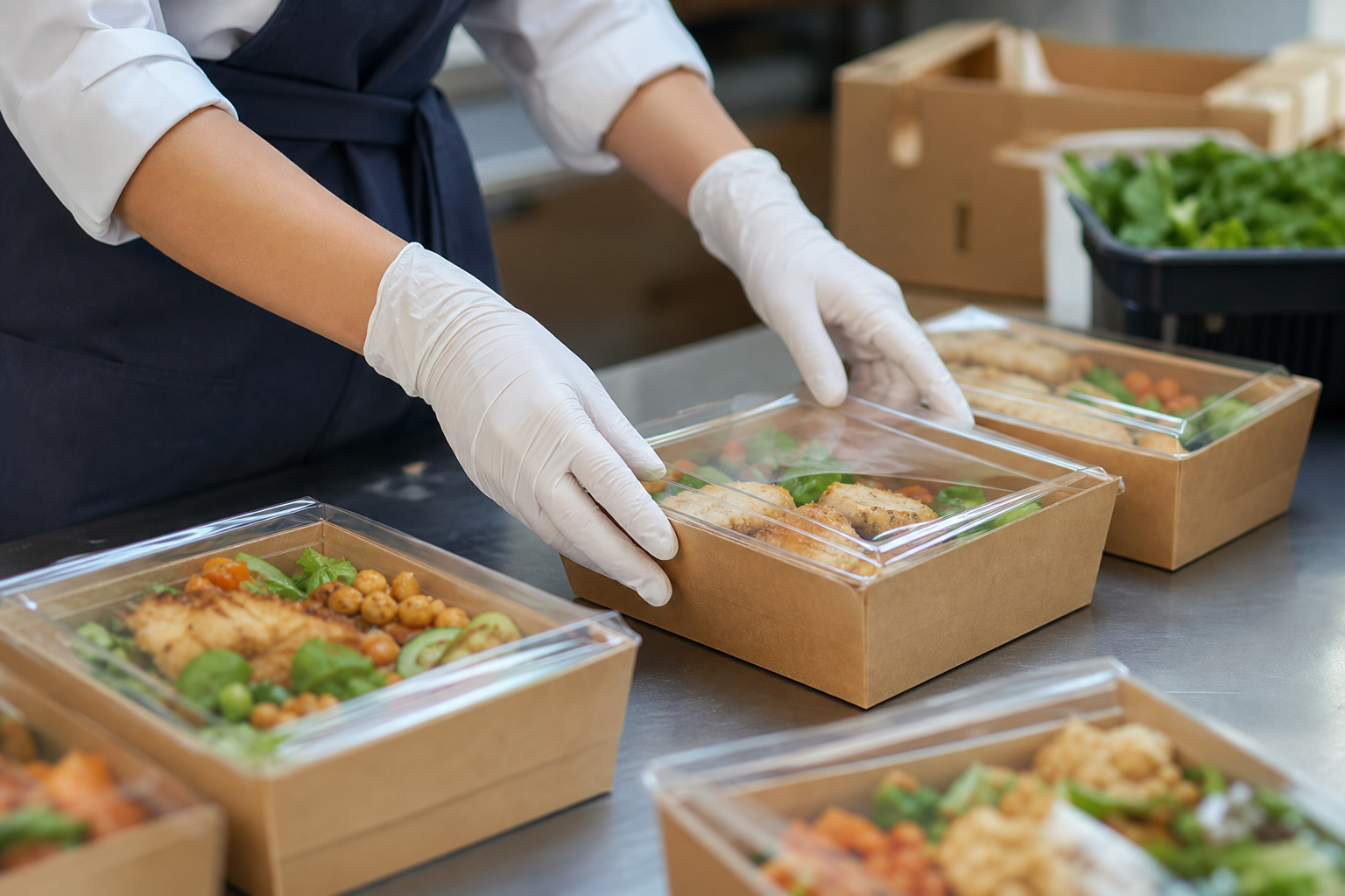 Food-safety checklist to follow when packing or ordering boxed lunches — boxed lunch meal prep