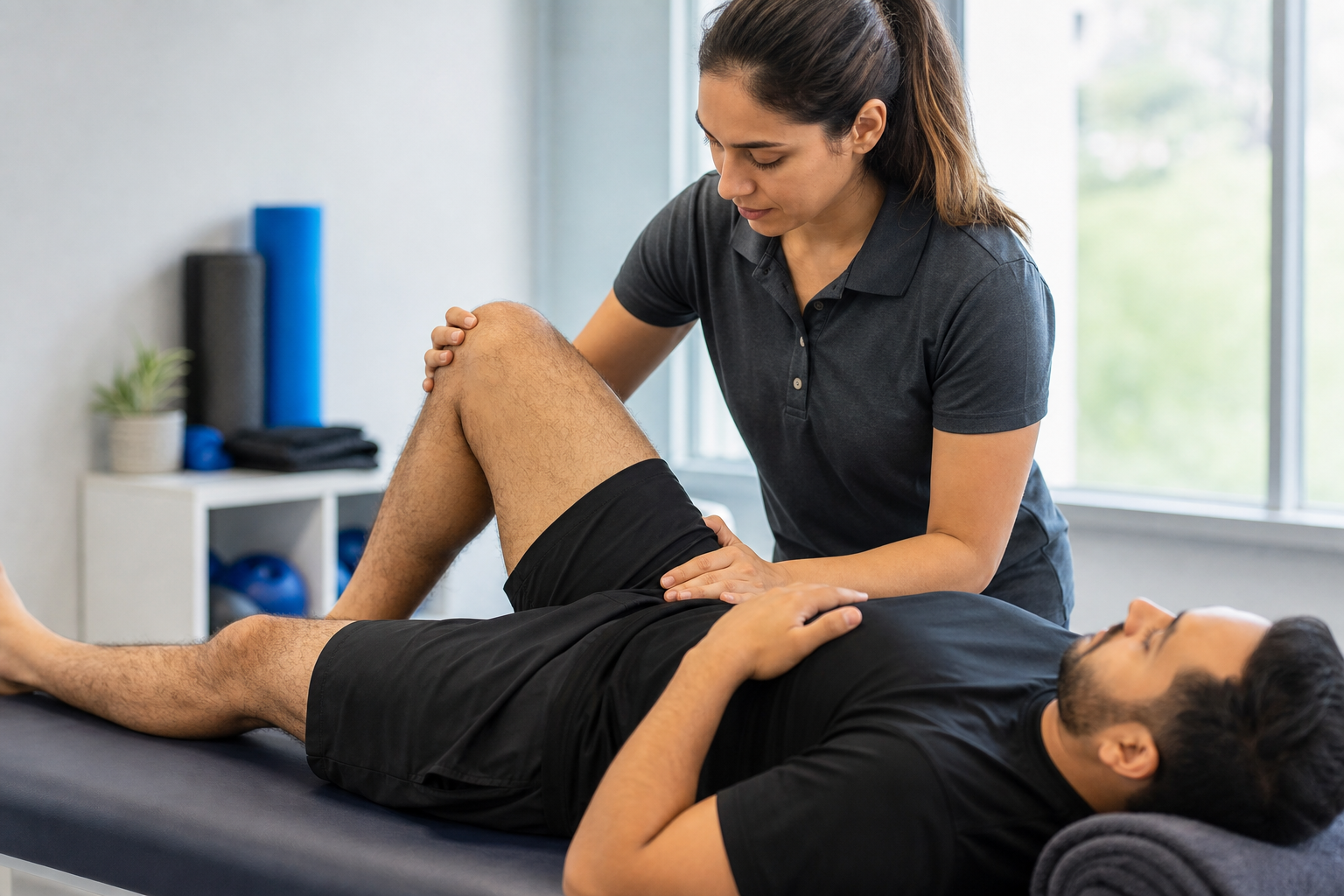 How assessment depth and duration differ between clinics — initial physiotherapy consultation
