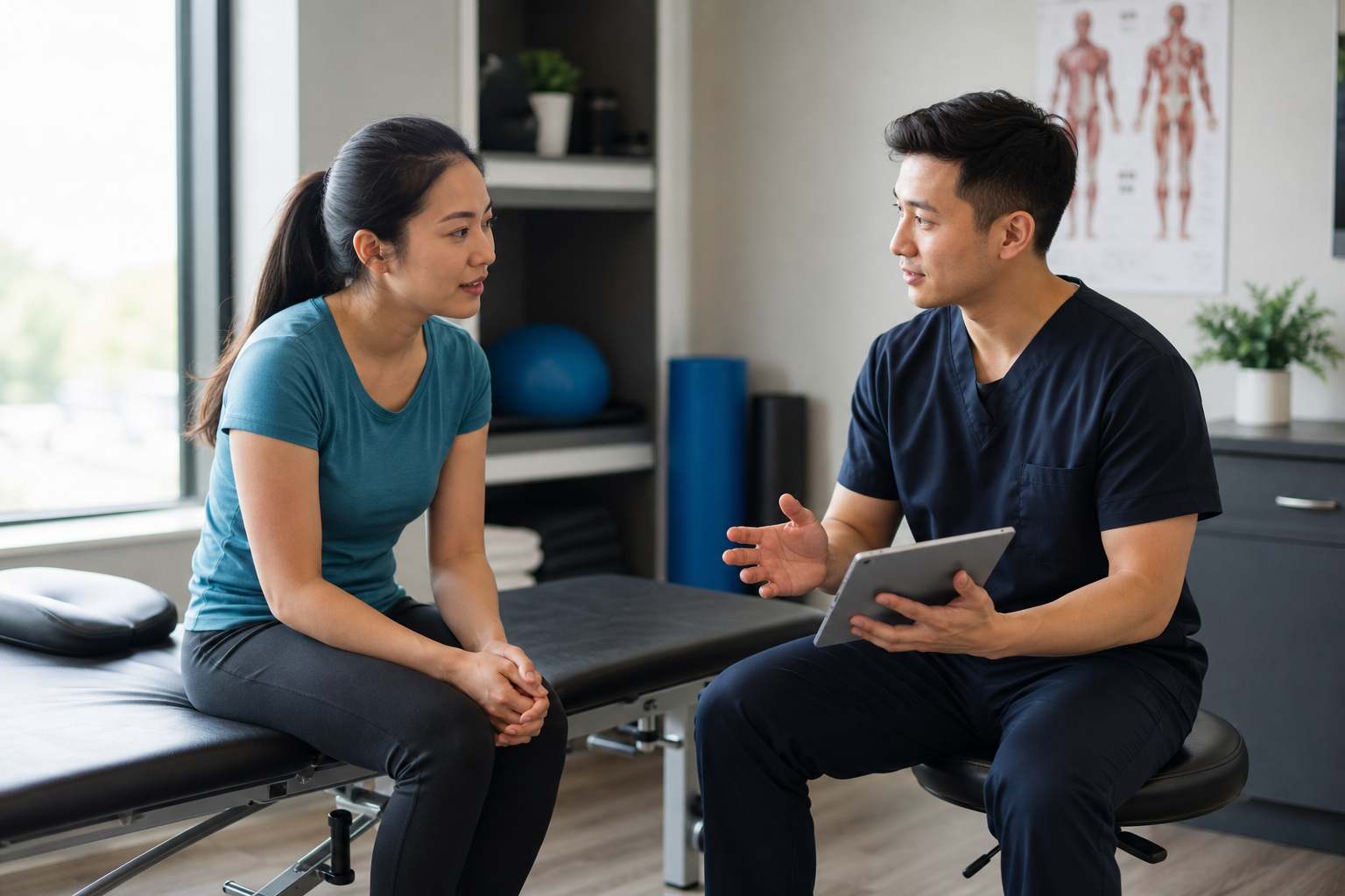 Common patient concerns and practical answers before you book — initial physiotherapy consultation