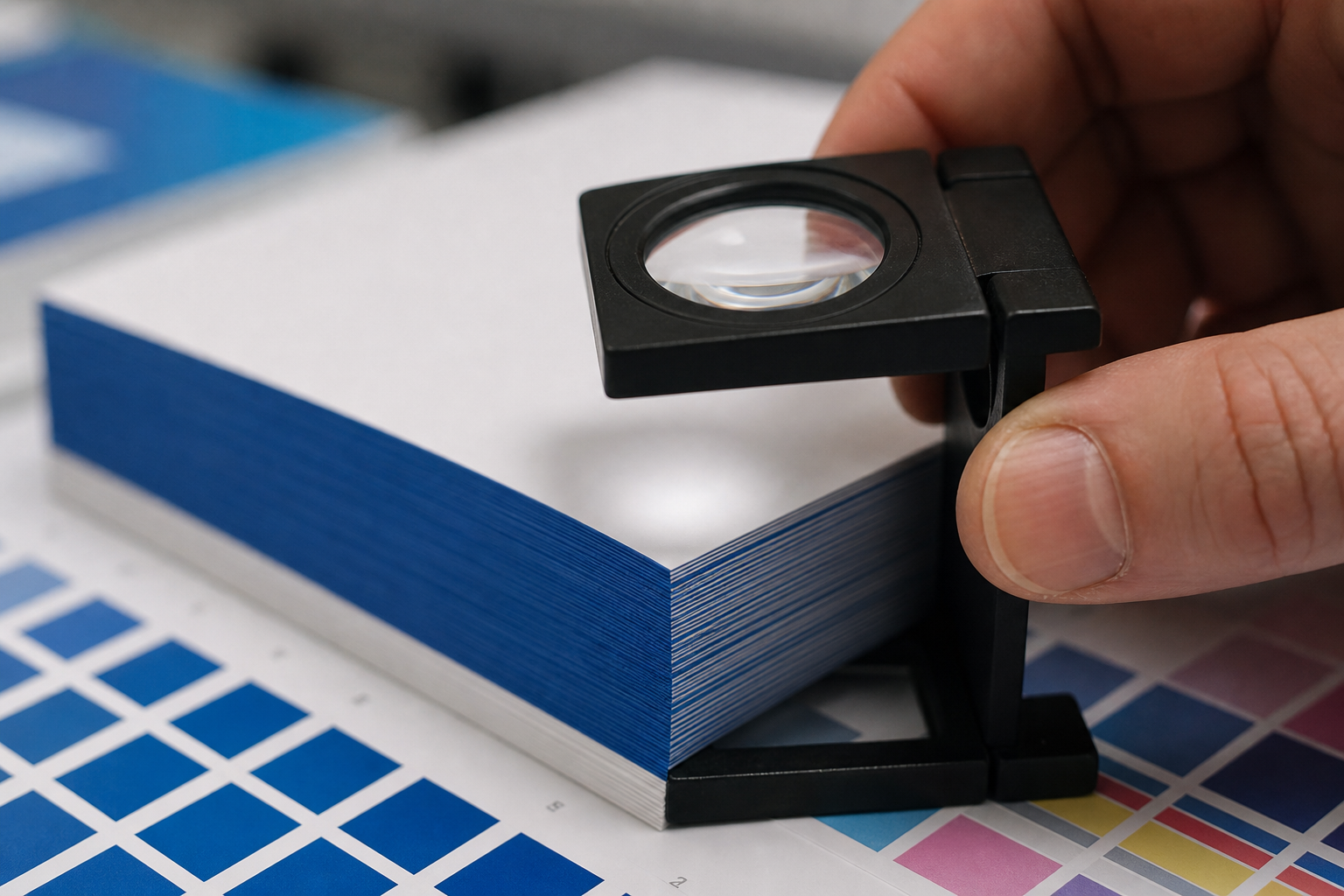 Design and file preparation how to get a consistent edge colour — painted edge business cards