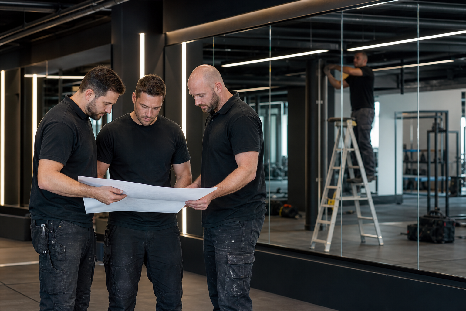 Step 6: Select a local supplier and vet installers in Edmonton — gym and studio mirrors