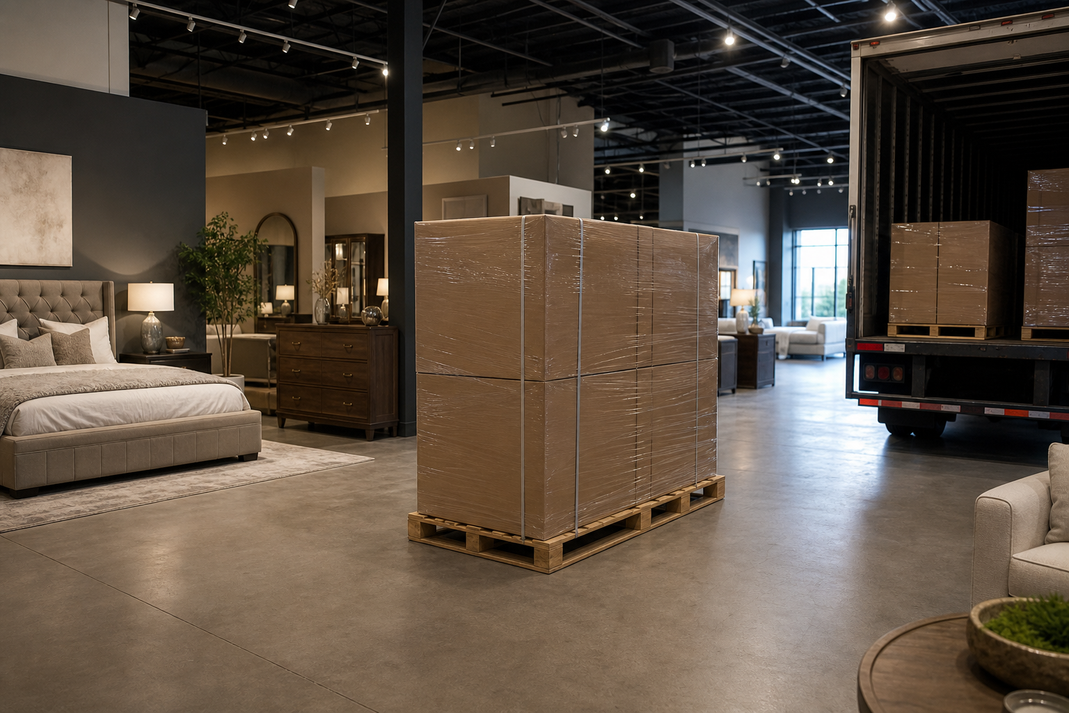 5. Confirm logistics: shipping rules, showroom appointments, and Warehouse Sale pickup — high-end bedroom furniture