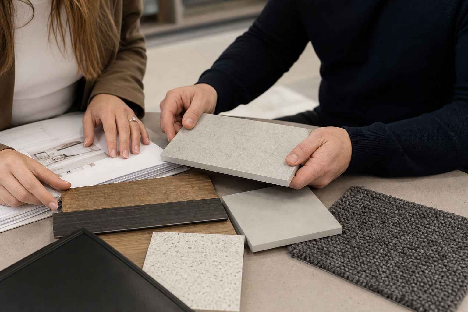Samples, documents and what to bring to your selections meeting — finish selections guide