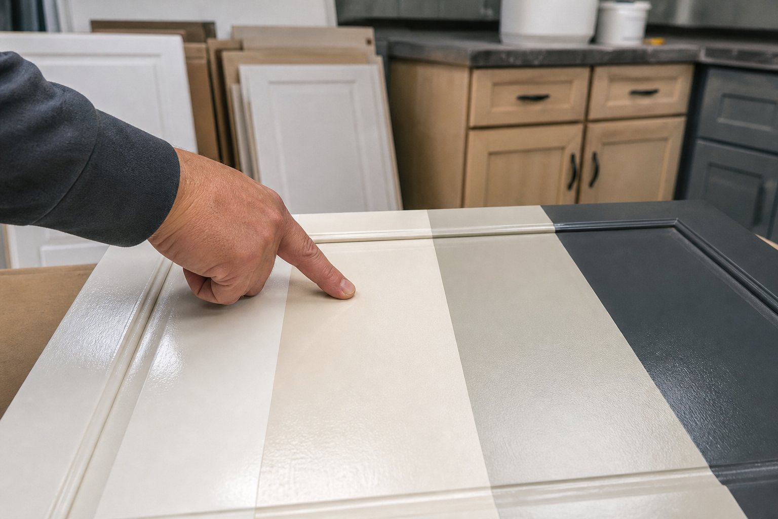 Finish types, durability and cure time you should confirm — kitchen cabinet painting york on