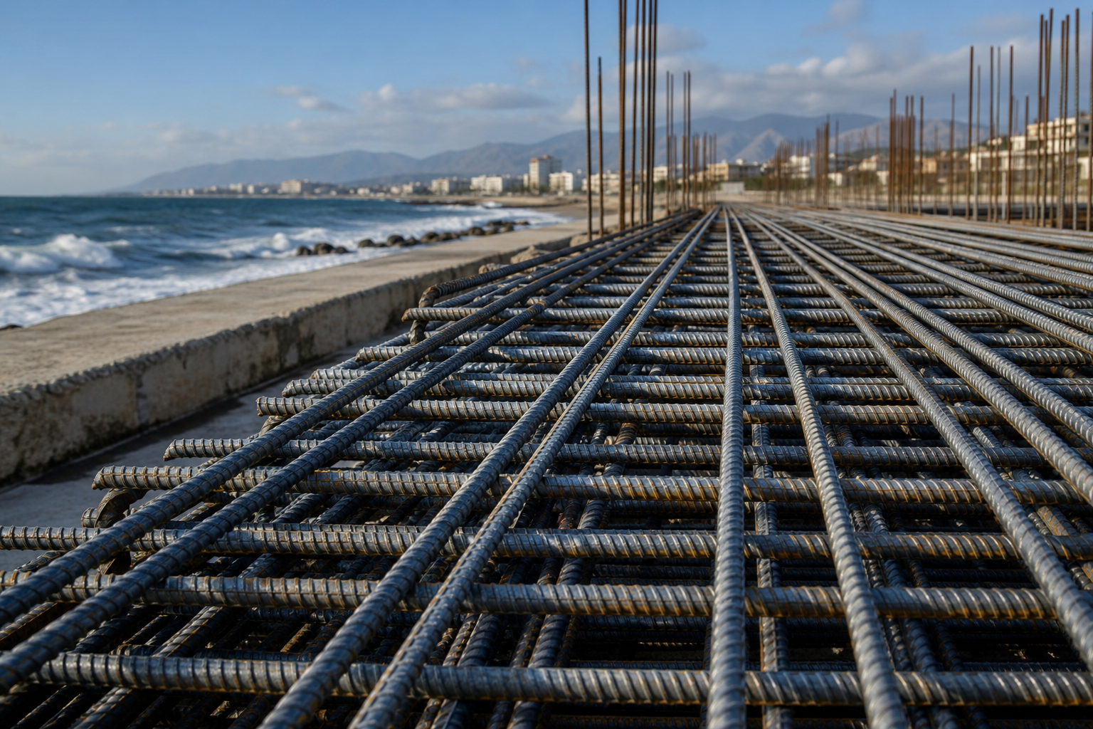 How should you specify corrosion resistant reinforcement for chloride exposure?