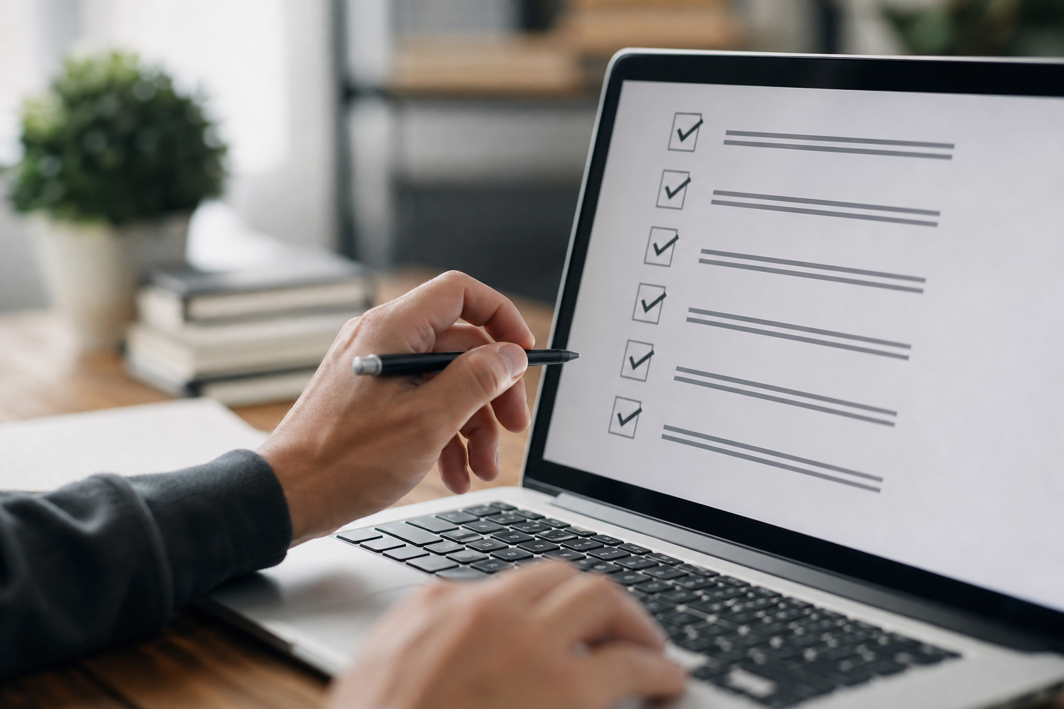 Core decision checklist: must-have features — exam simulator