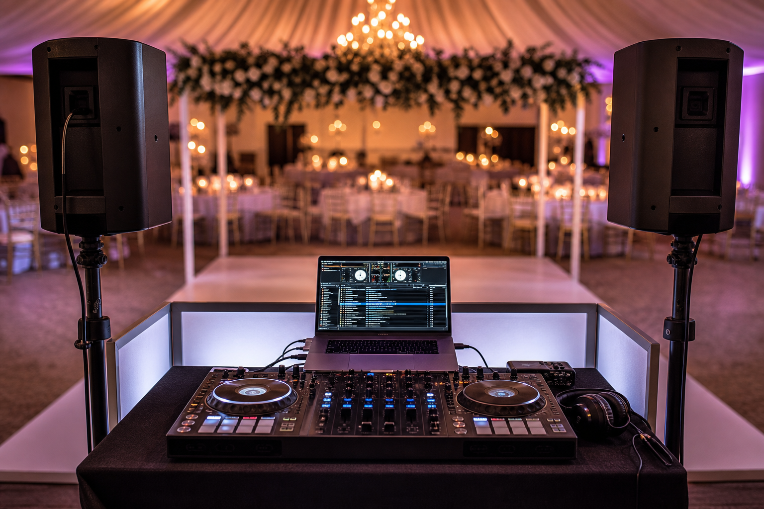 How to set up a plug and play DJ setup for weddings and events