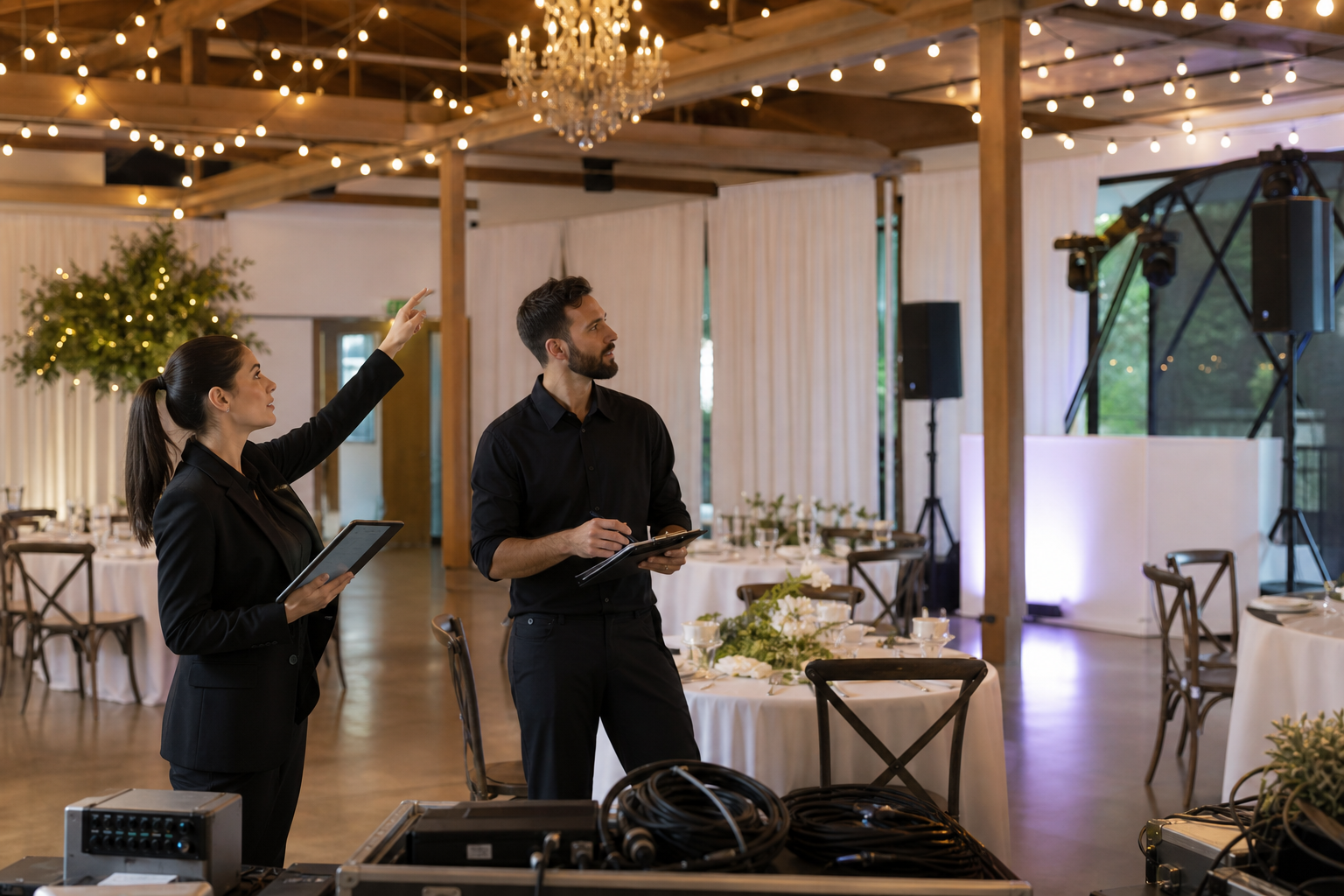 Venue and safety checks to run before you book or rig — plug and play dj setup