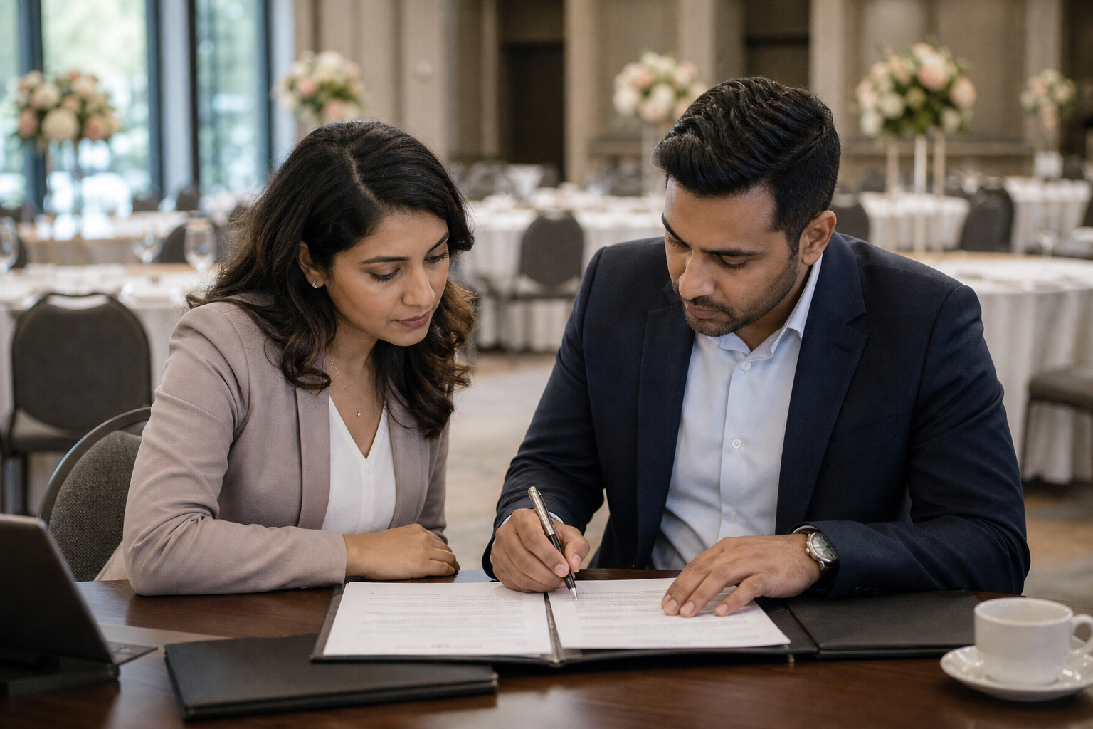 Contract clauses and contingency language to demand before you pay — south asian wedding catering