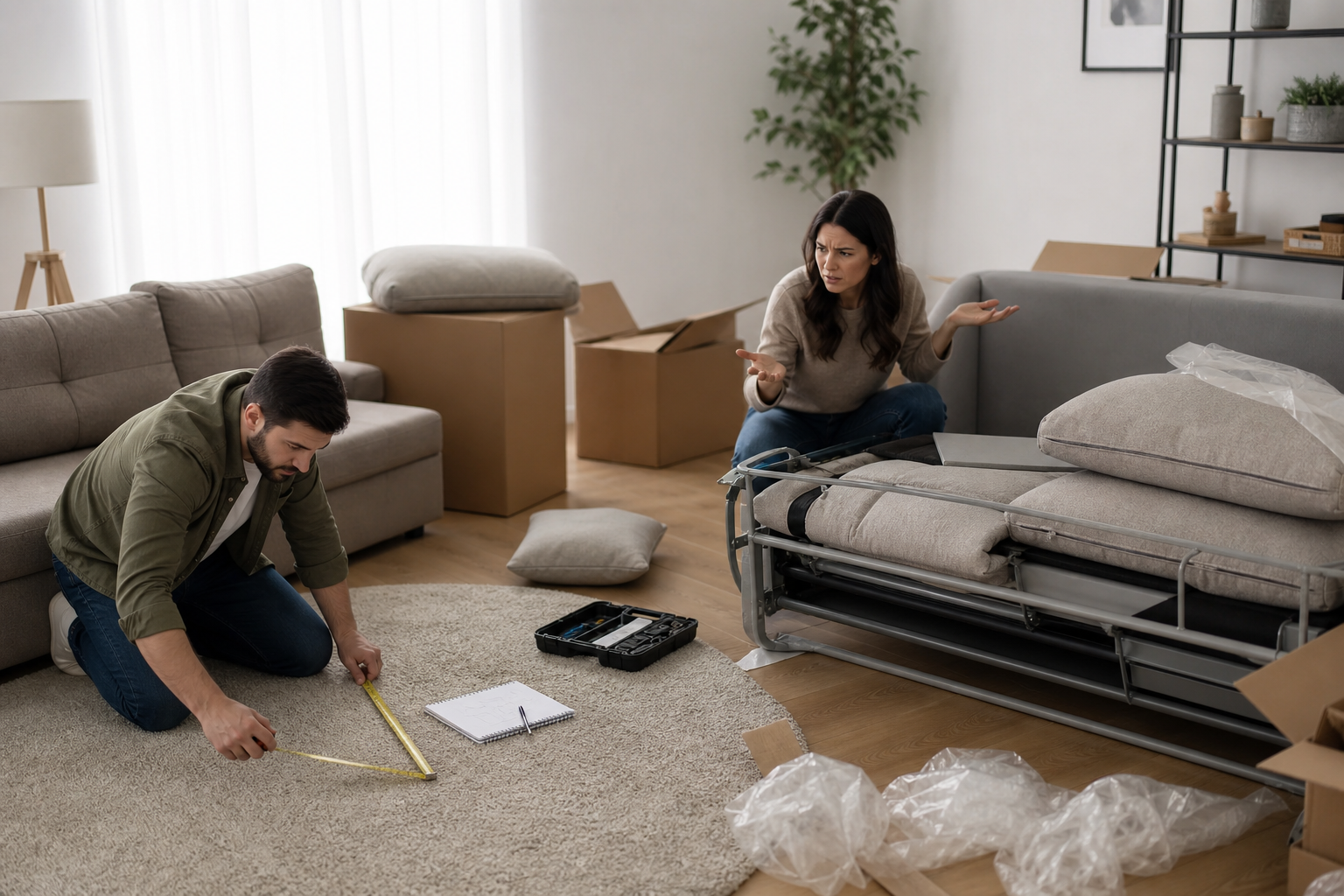 Seven common measurement and delivery mistakes buyers make and how to avoid them — sofa bed size guide