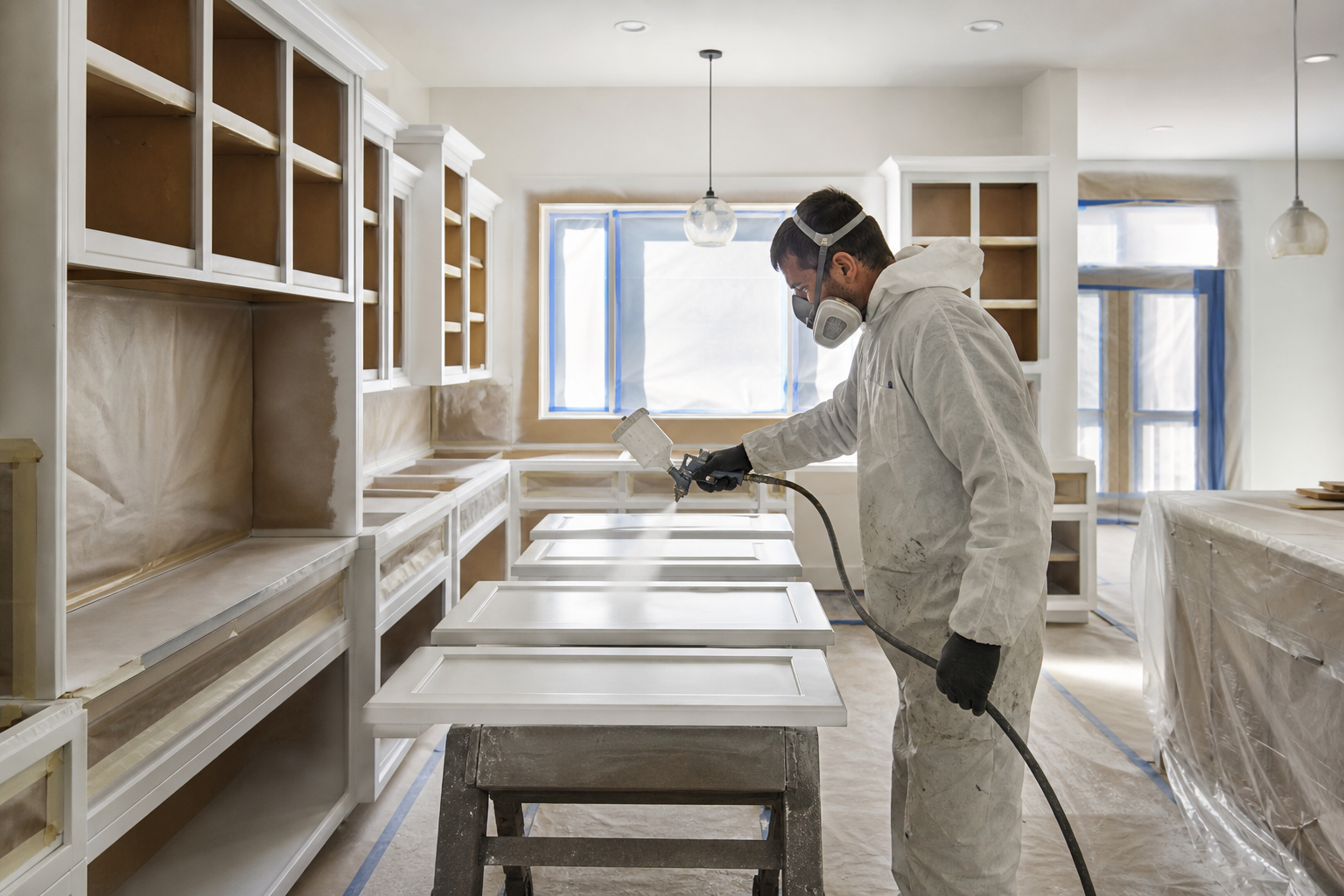 What is spraying kitchen cabinets and why does it matter?