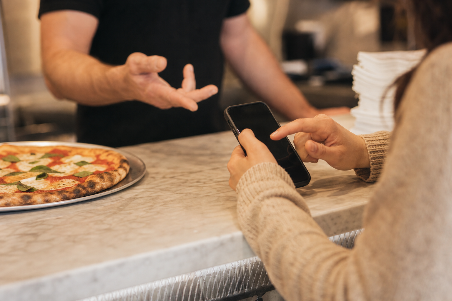 How to order from Milano: exact local steps — small gluten free pizza