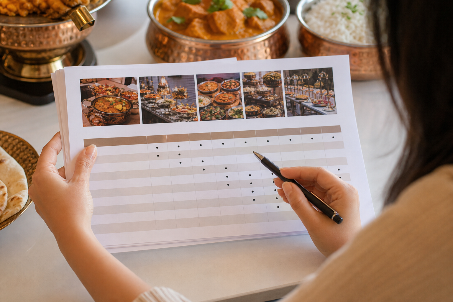 How to choose which of the seven plans fits your event — indian catering menu guide