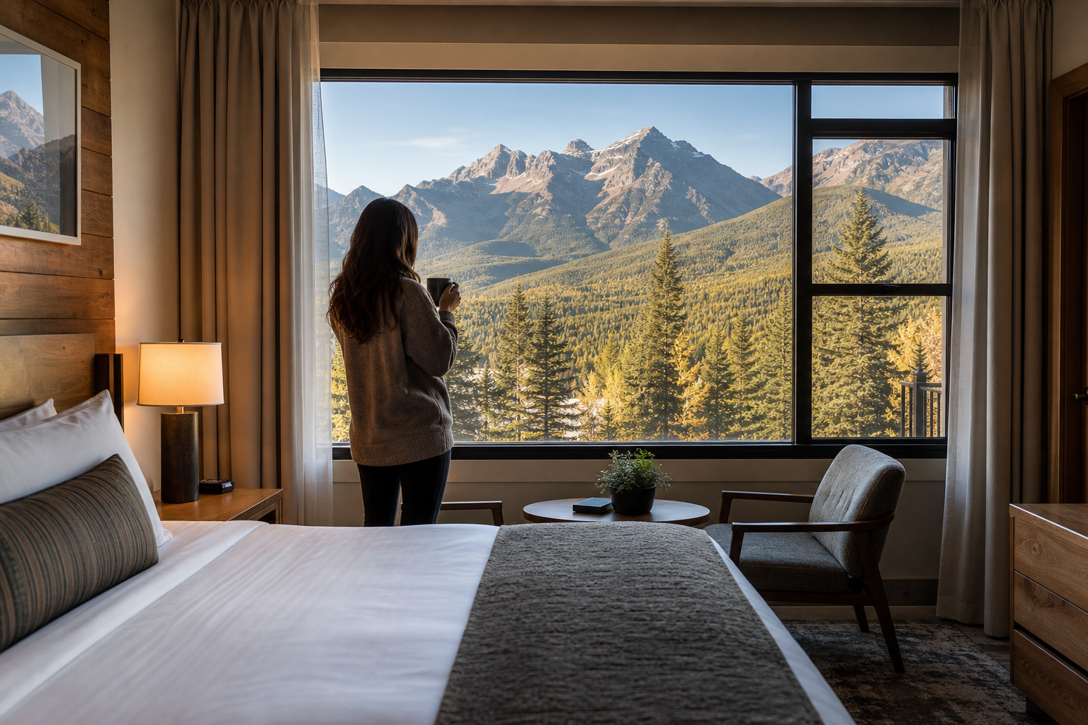Questions to ask before choosing mountain-view rooms