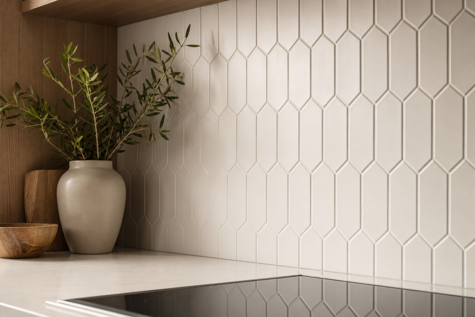 7 kitchen backsplash ideas for modern homes with low-maintenance finishes 2 3. Textured ceramic or honeycomb tiles for tactile modern detail — kitchen backsplash ideas for modern homes
