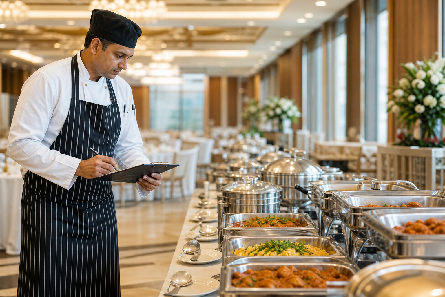 7. Reduce risk with order verification and onsite checks — buffet catering planning tips