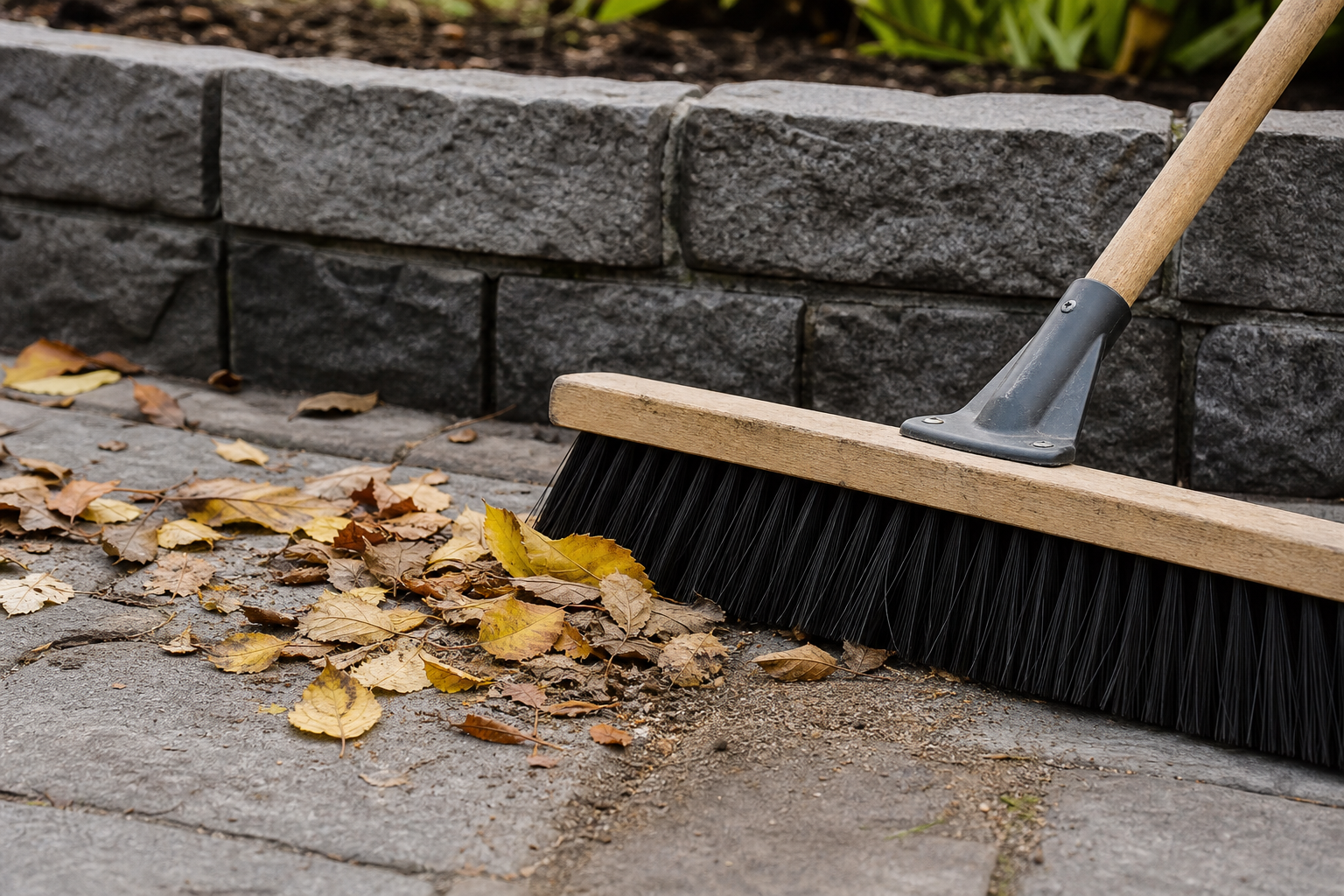 Seasonal frequency at a glance — hardscape maintenance tips for homeowners