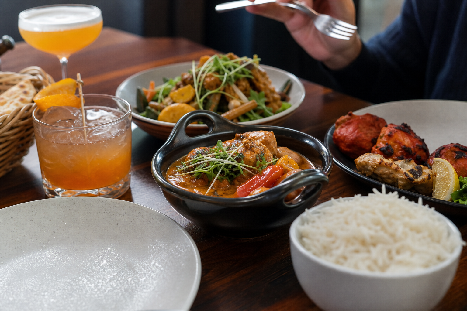 Check value signals: Happy Hour, portions and local reviews — indian fusion dine-in kitchener