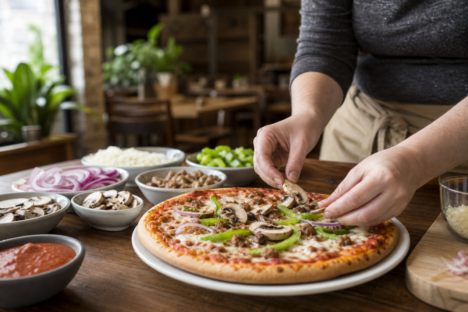 Taste and topping tradeoffs for a medium gluten free pizza — medium gluten free pizza