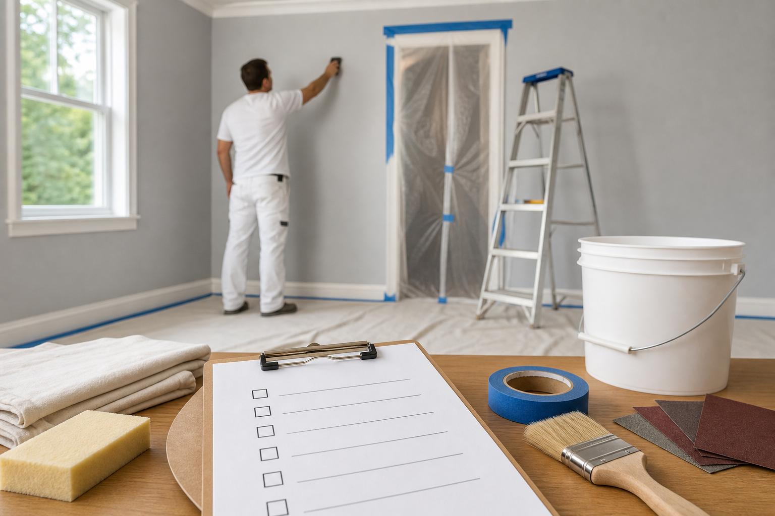 7 interior painting prep checklist items compared for homeowners