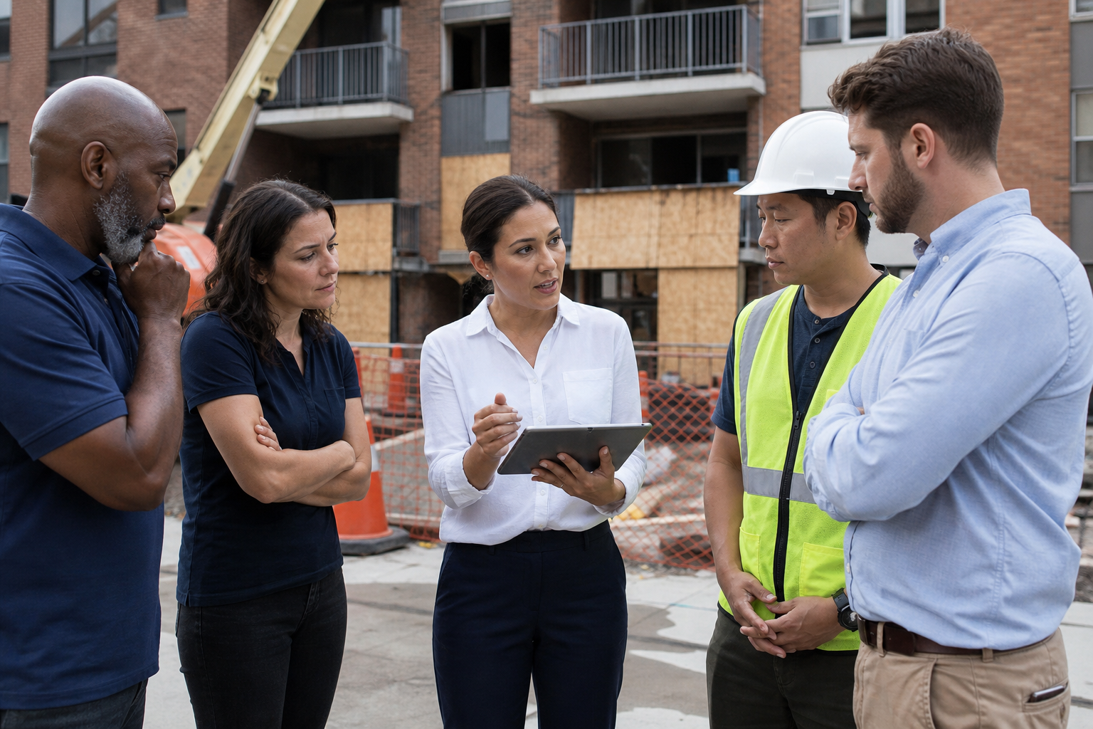 Common objections and decision criteria property managers use — emergency stabilization process