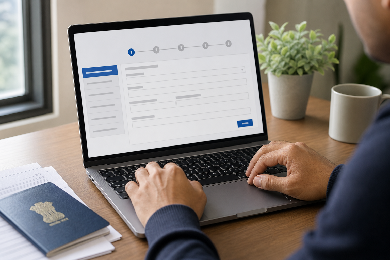 Step 3: Complete the online OCI submission workflow — oci passport service guide