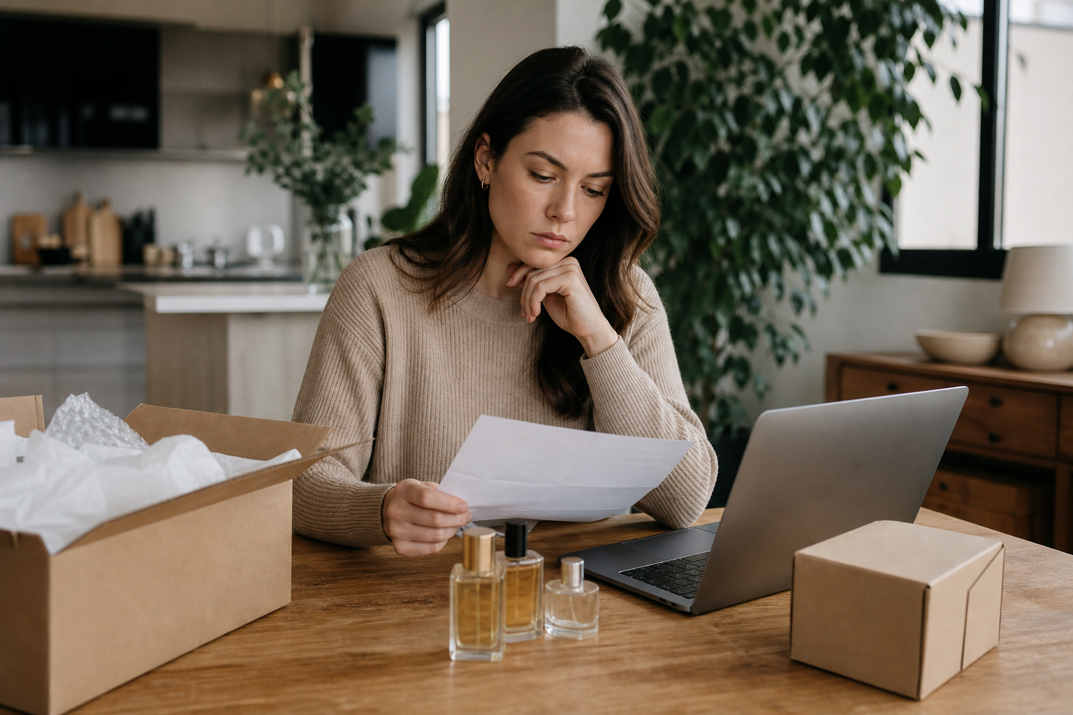 Overlooking fulfilment, shipping costs, and provenance for Canadian purchases — women's perfumes