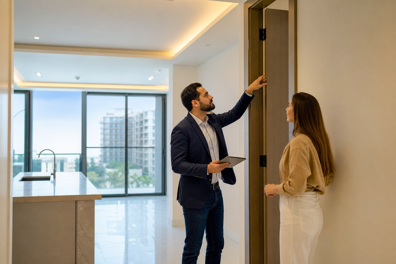 6 Construction quality, unit layout, and finish verification — premium residential communities UAE