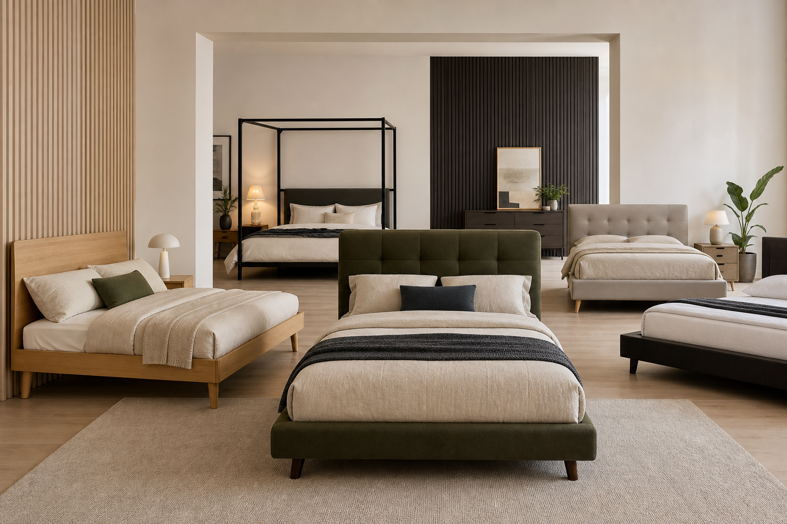 Bed frame styles explained for modern and contemporary homes
