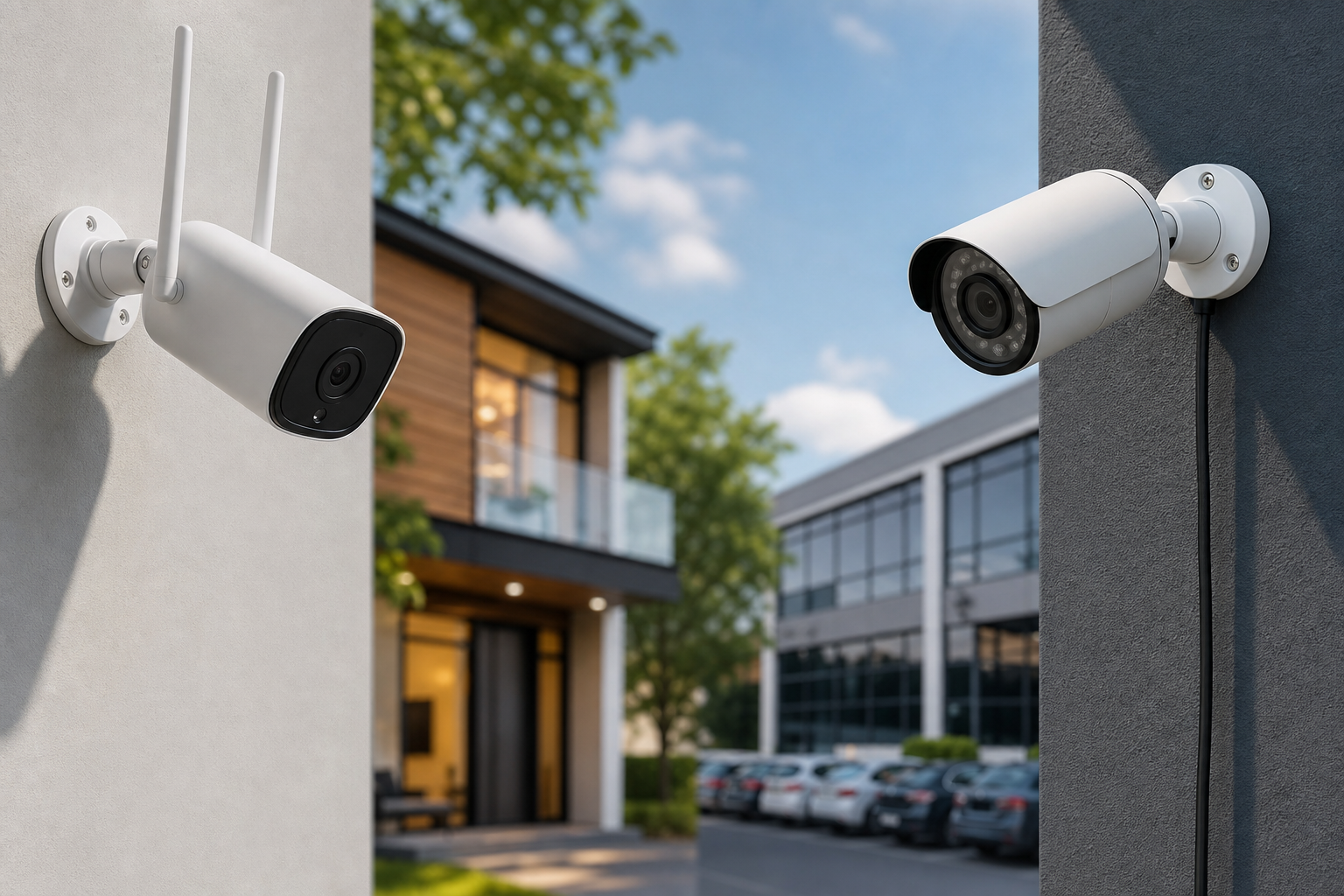 Wireless vs wired cameras: which suits your home or business?