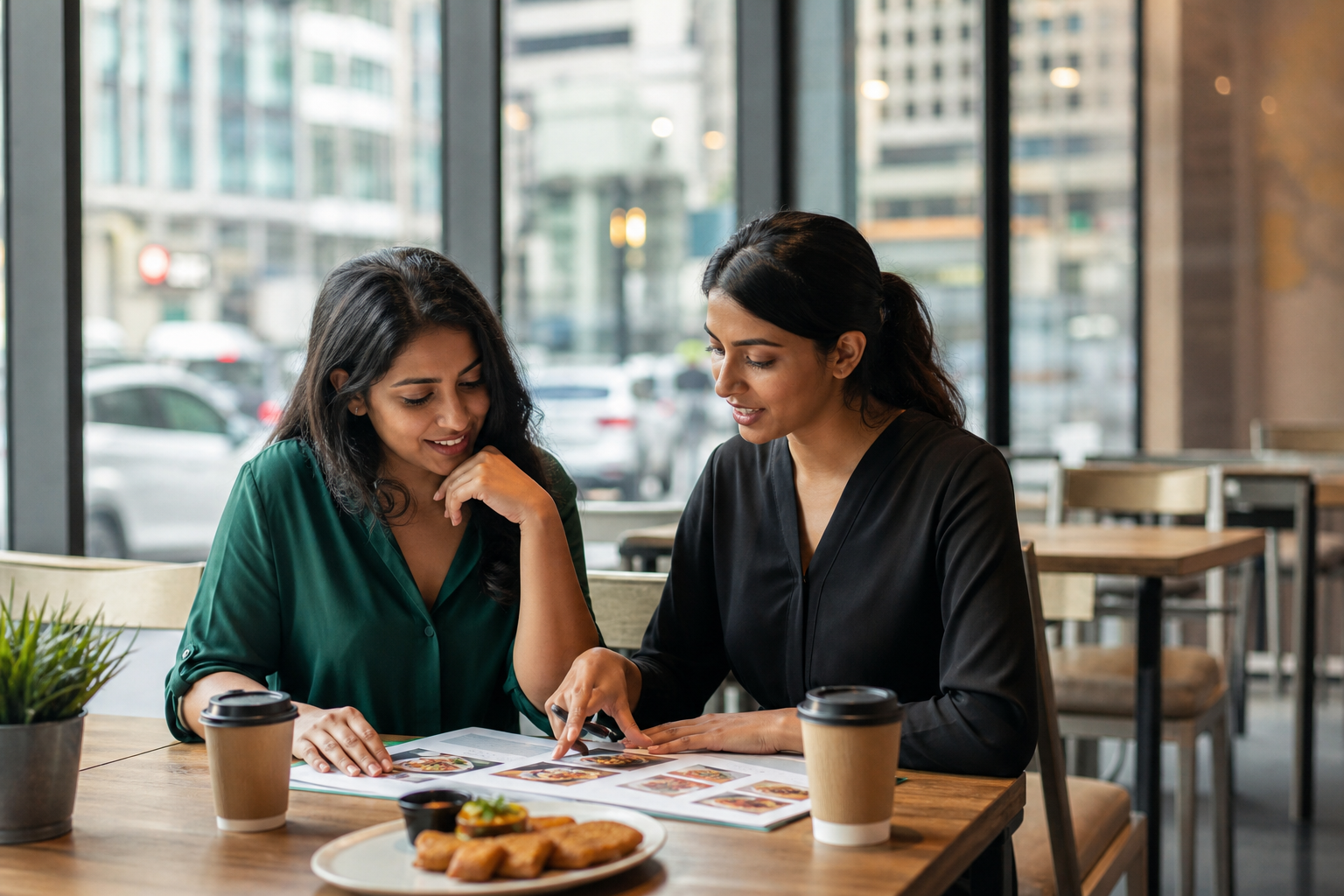 Promotion formats and sample copy to drive fast pickup on Jasper Ave — breakfast specials ideas