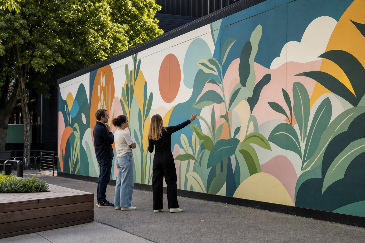 Stage 5: Reveal, acceptance, maintenance and handover — wall mural approval process