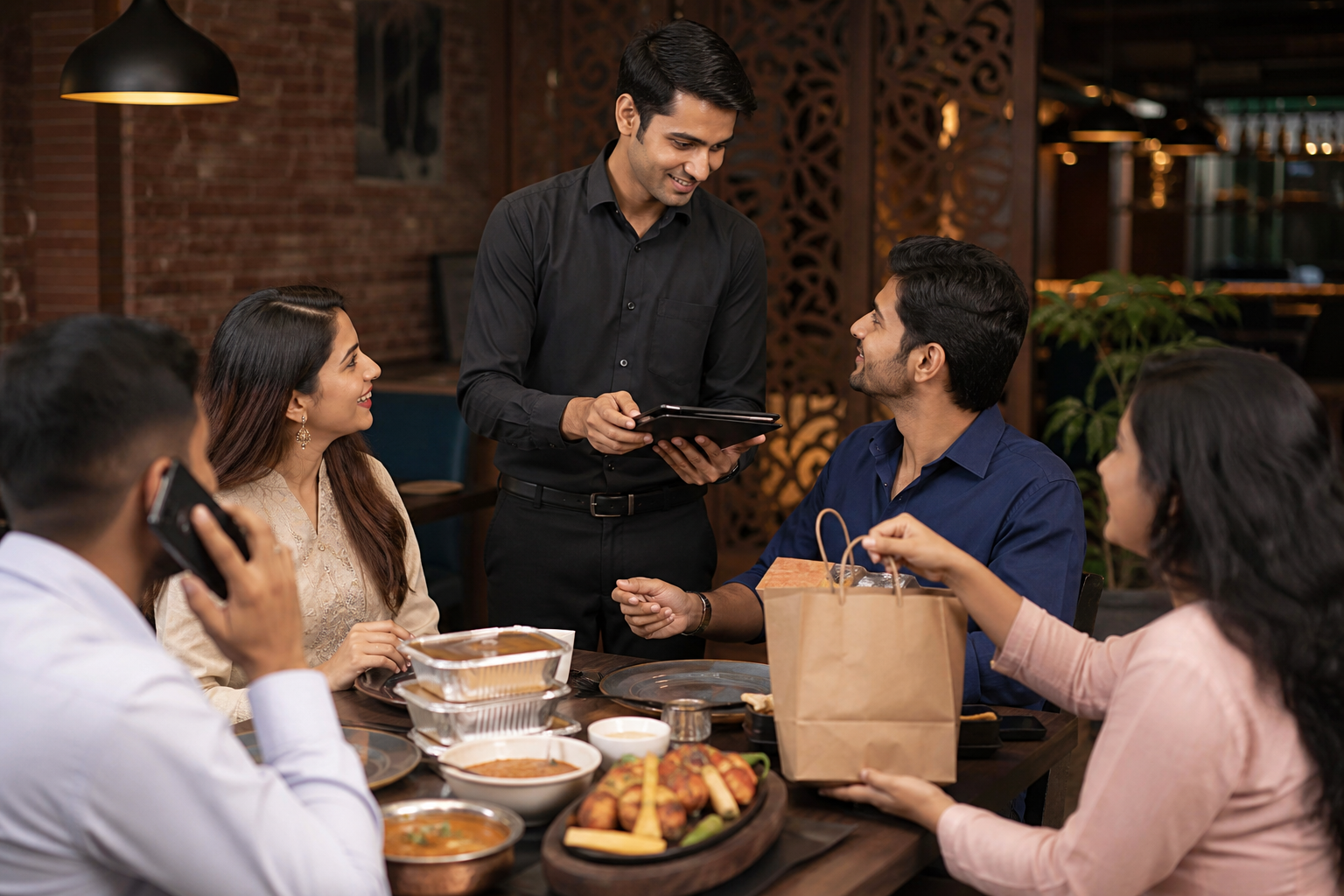 Quick decision checklist to choose dine-in, takeout or catering — paneer shashlik sizzler profile