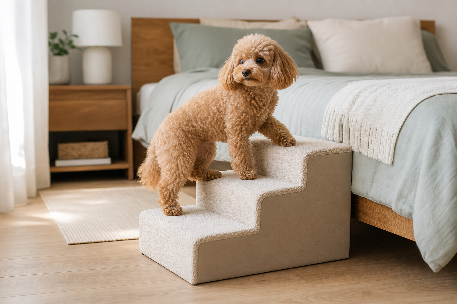 Stairs for small dogs: what they are and how to decide whether to buy them