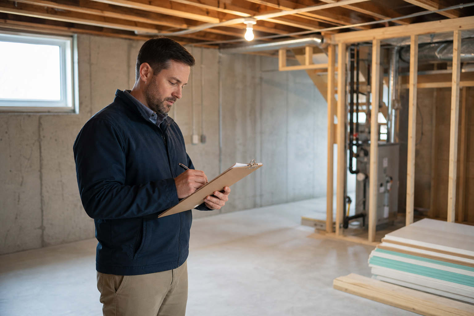 Pre-permit checklist property managers should complete before hiring a contractor — legal basement permit basics