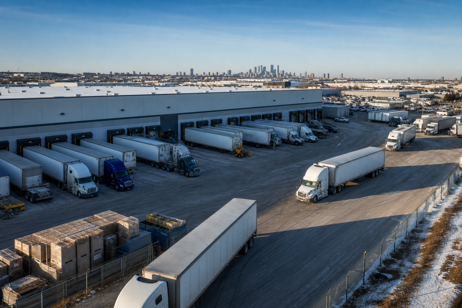 Integrating short-haul scheduling with cross-docking in Edmonton and Nisku — short-haul freight scheduling