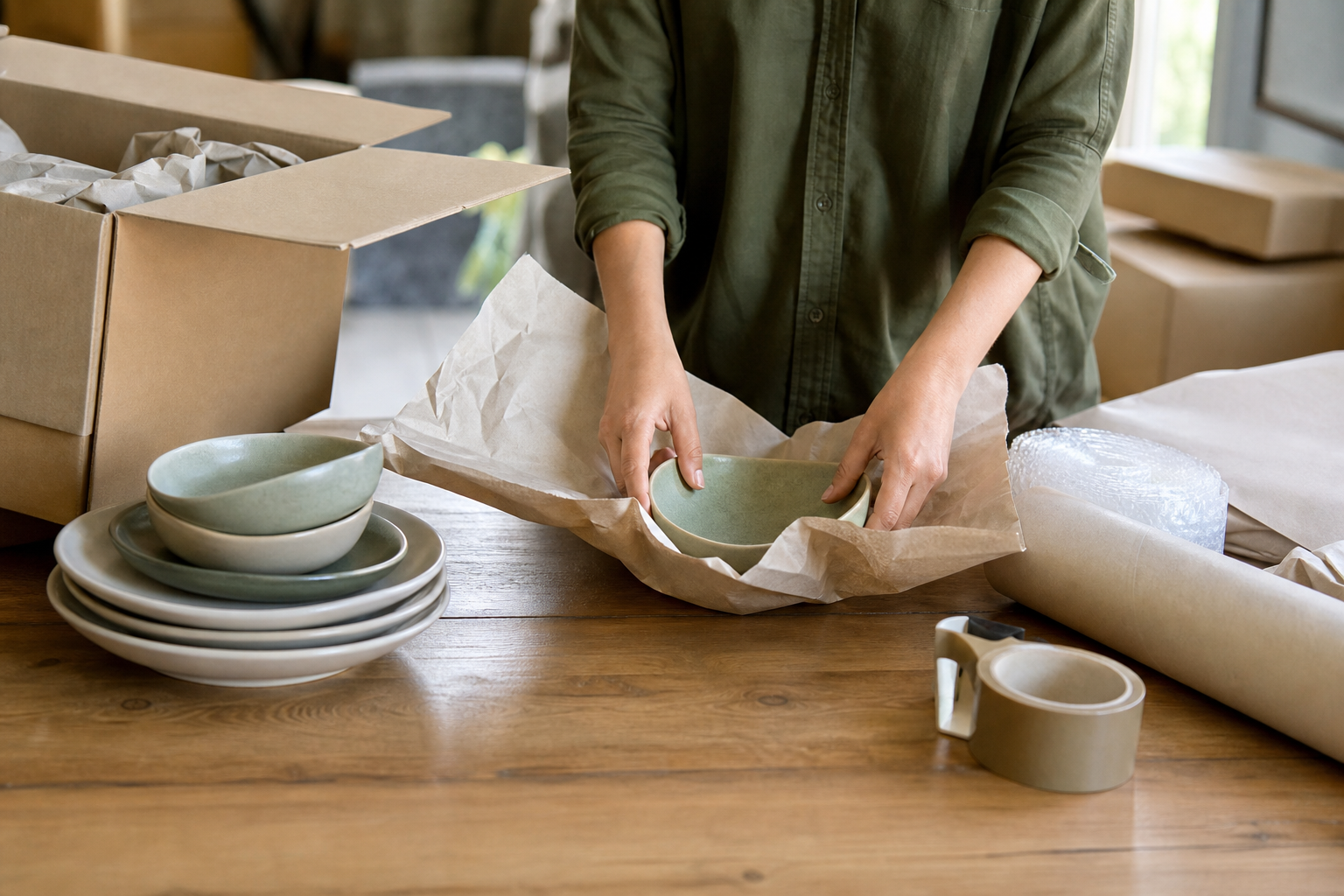 Best packing materials for short local moves — best packing materials for moving house