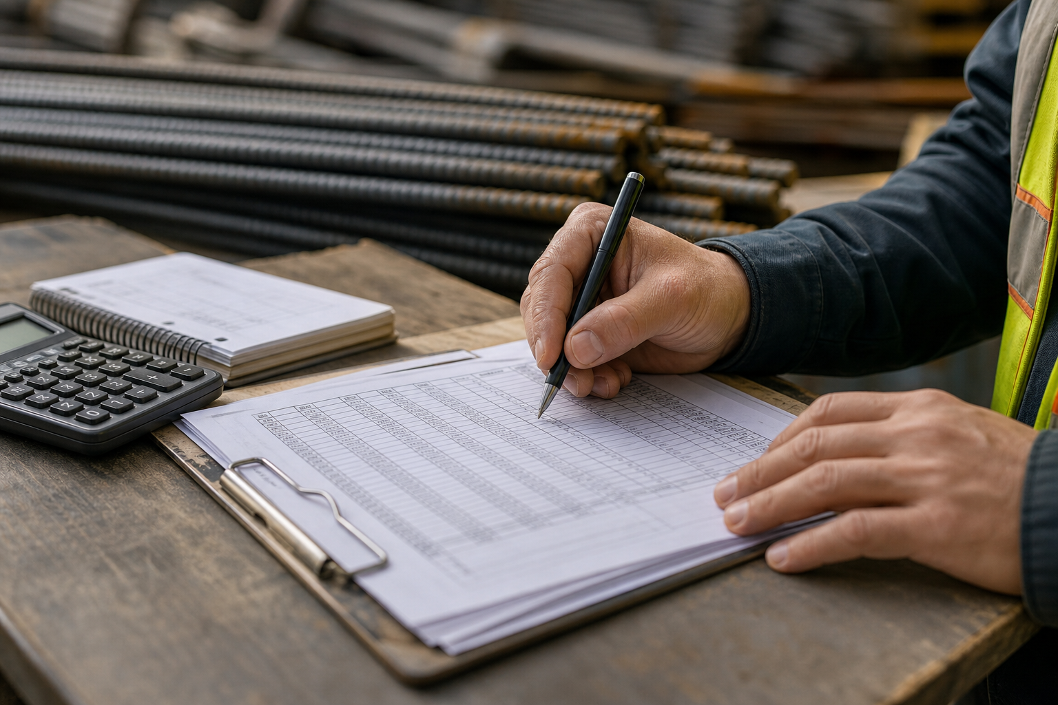 Step 3: Set reorder points and safety stock using lead time and consumption — rebar stock inventory management
