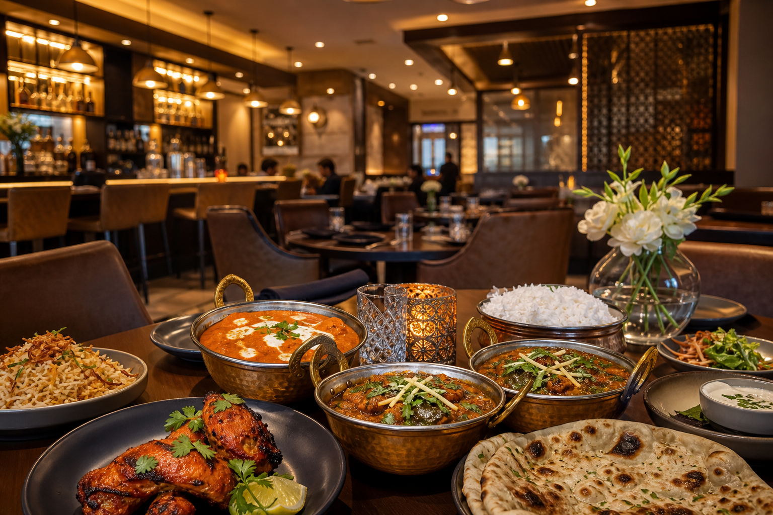 What is a dine-in Indian restaurant in Edmonton?
