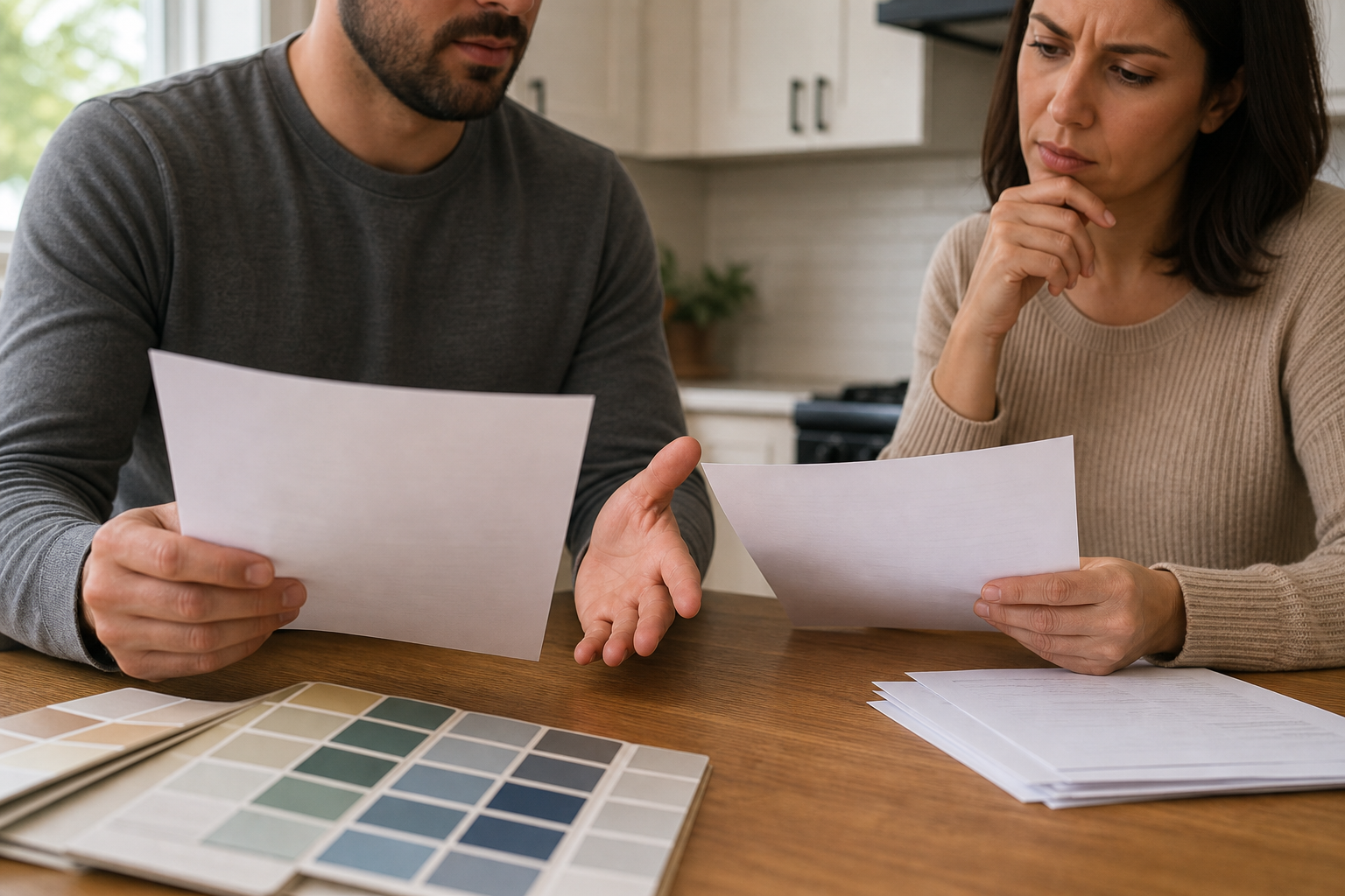 Specific red flags that mean you should walk away — kitchen painting company Toronto guide