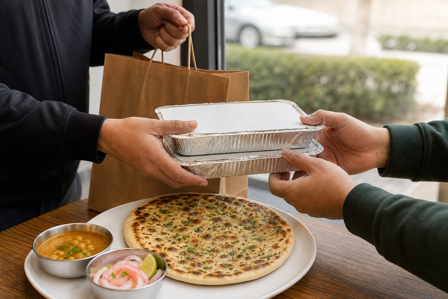 How to choose dine-in versus takeout for best Aloo kulcha — Aloo kulcha