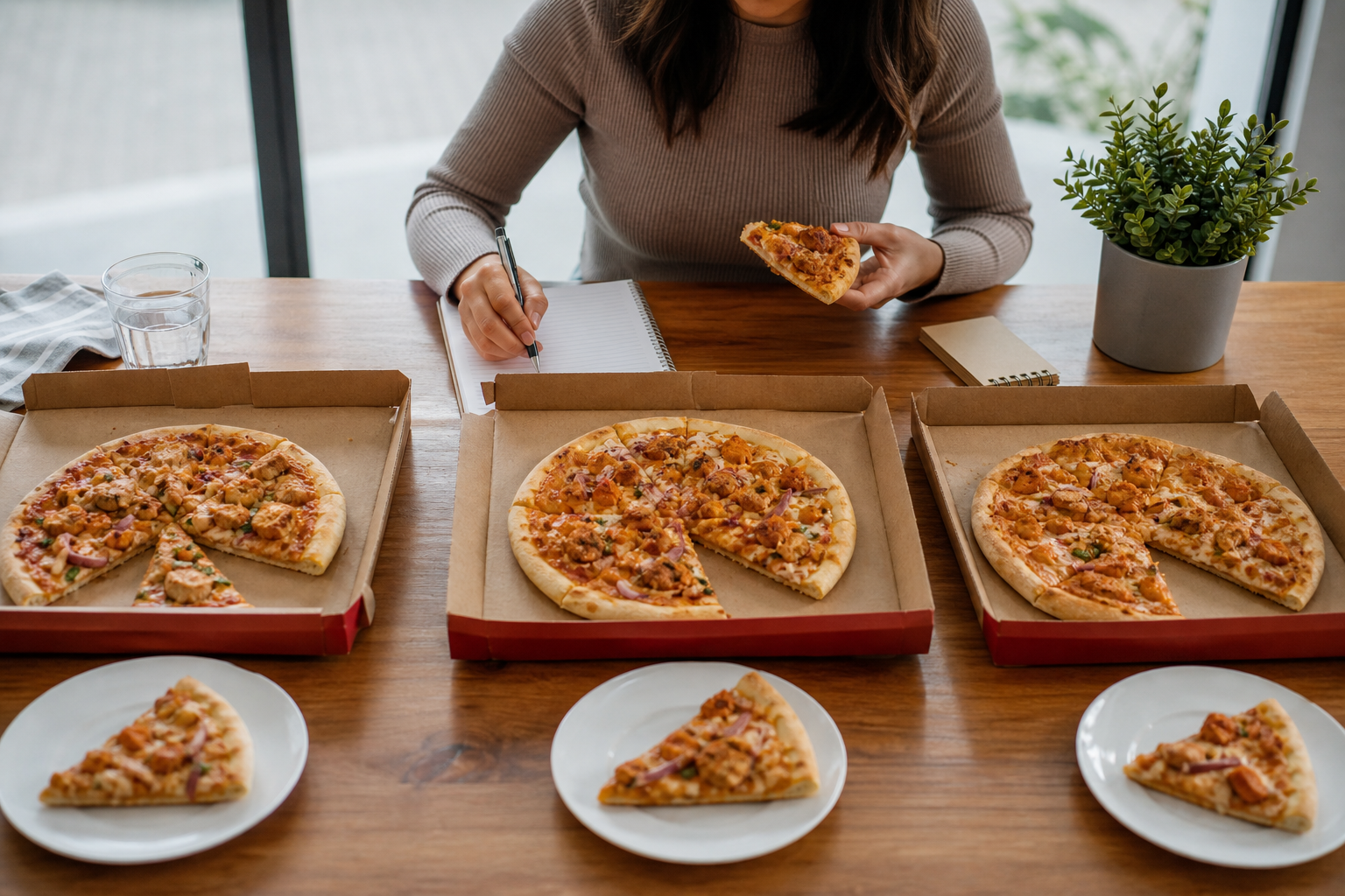 Compare portion sizes, pricing, and current promotions — butter chicken pizza near me
