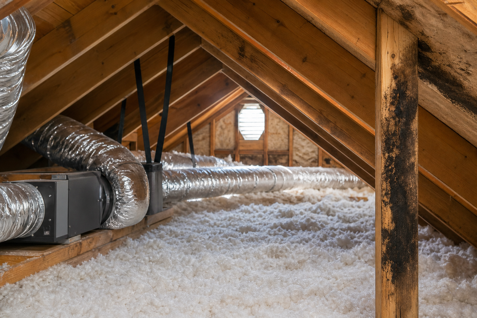 5. Attic priorities for Ontario homes: insulation, ventilation and roof leak evidence — mold inspection checklist