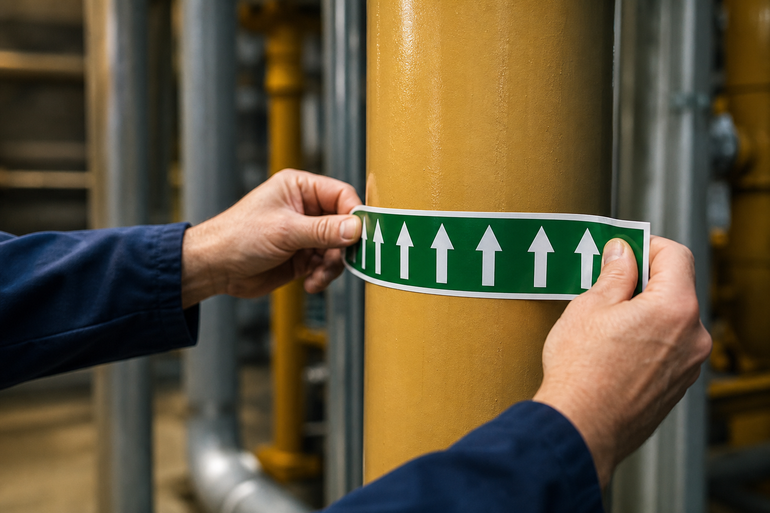 Five essential placement rules: what to label and where — piping identification basics