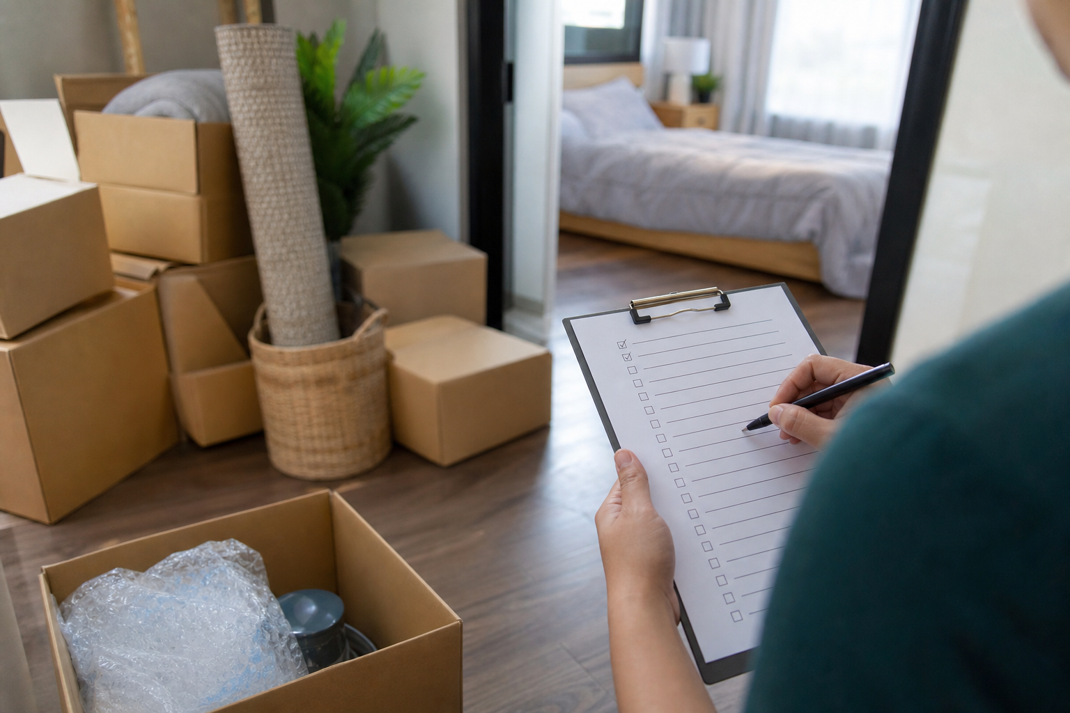 Room-by-room packing checklist and sequencing — home shifting planning guide