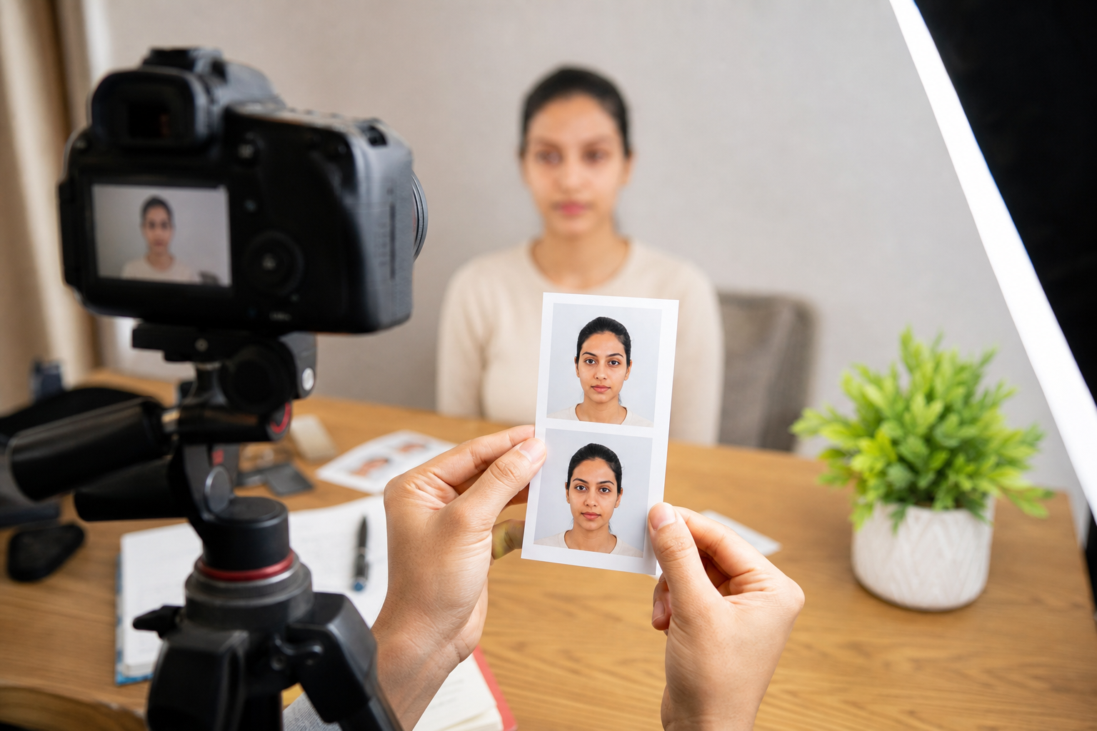 Option 1 - DIY at home: what you must do and common rejection causes — passport photo service rules