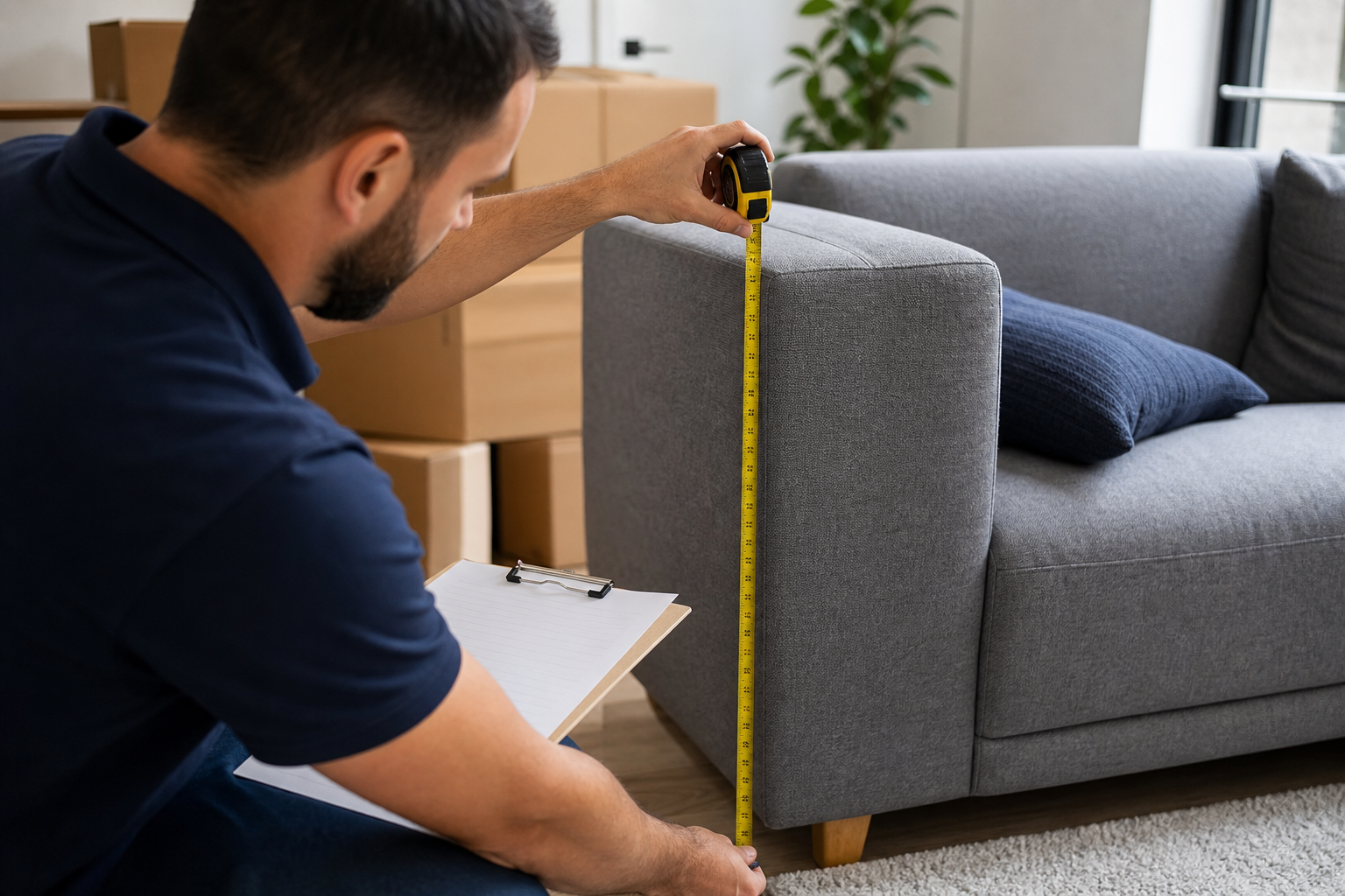 Inventory and measurements for accurate quotes — storage and moving services Ottawa
