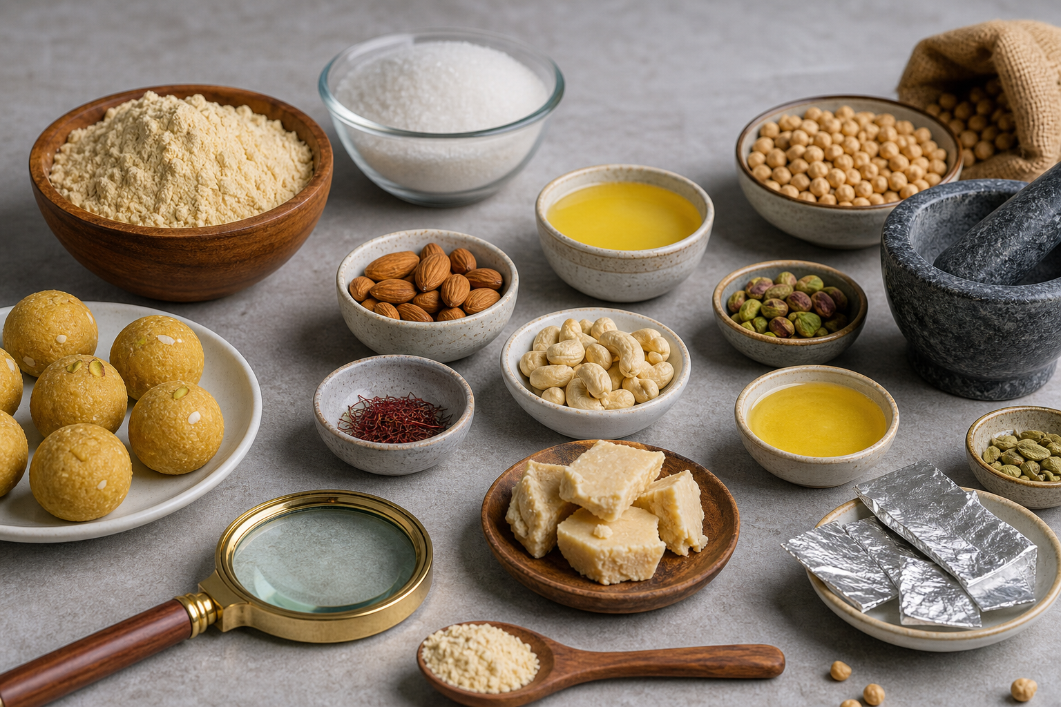 Food‑safety, allergens and authenticity claims to verify — besan ladoo